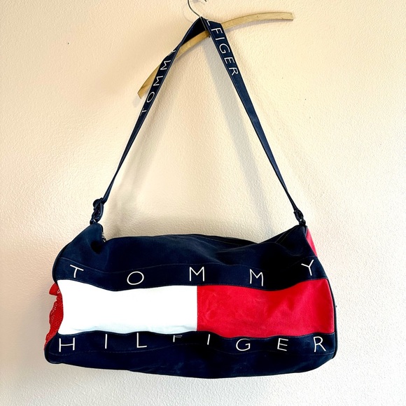 Tommy Hilfiger Bags Vintage Tommy Duffle Bag Tommy Hilfiger 9s